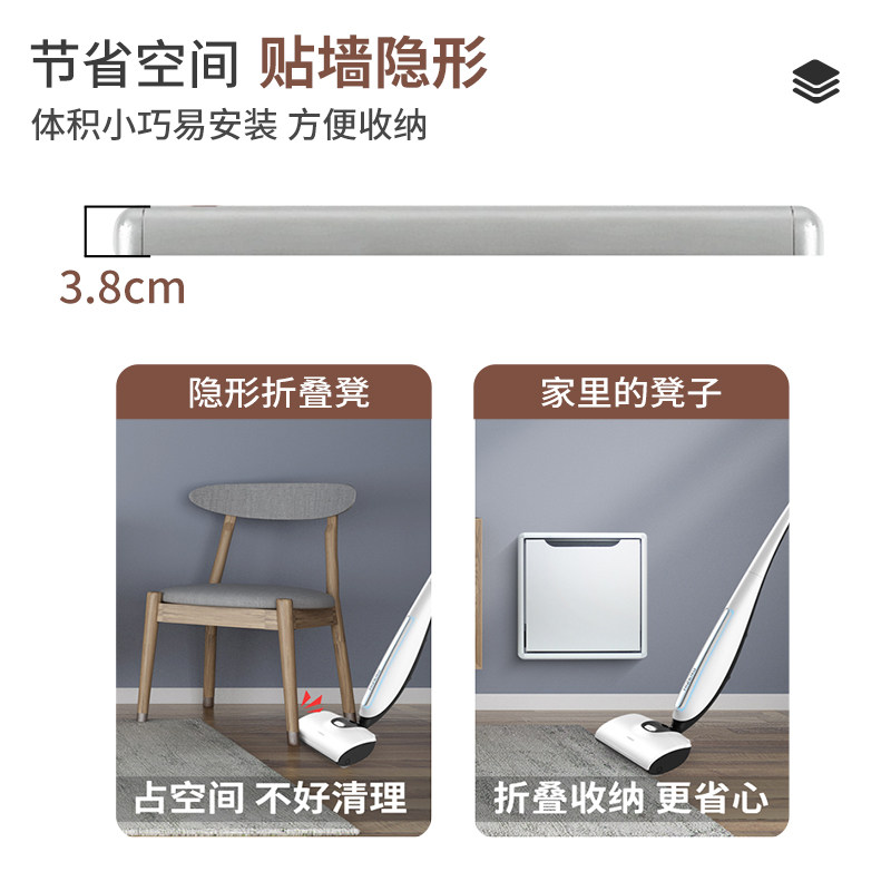 家用折叠换鞋凳壁挂式墙折叠墙壁椅门口鞋柜隐形穿鞋凳浴室凳