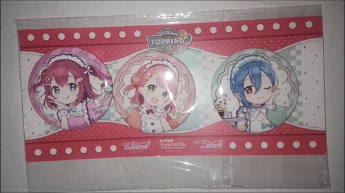 日散aiscream冰淇淋lovelive黑泽露比上原步梦若菜四季吧唧有背板