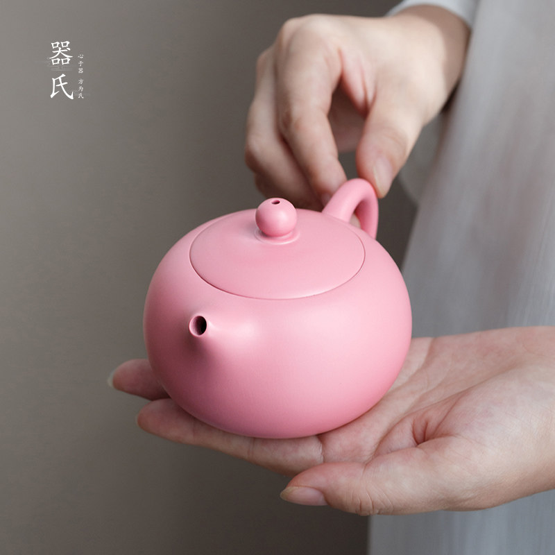 器氏 叶林强大师手作粉土西施壶大容量紫砂壶纯全手工泡茶壶家用