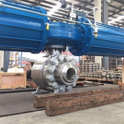 双恒阀门 核电站2500磅不锈钢气动切断阀.