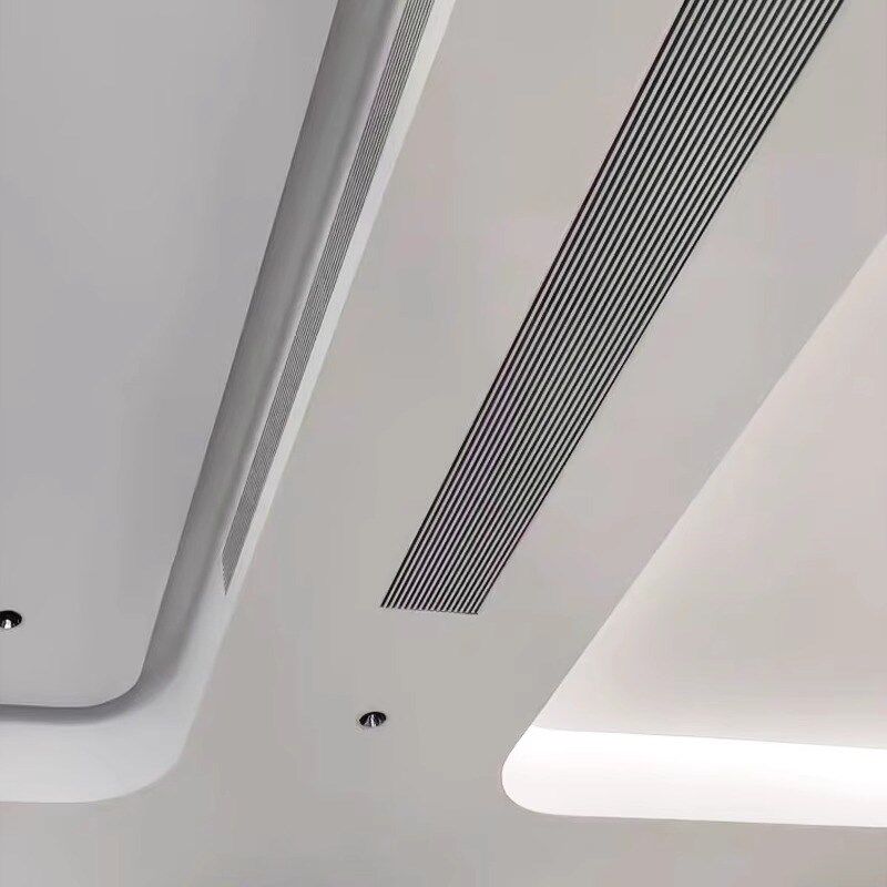 铝合金隐形无边框极窄预埋款内嵌百叶格栅中央空调出风口加长定制