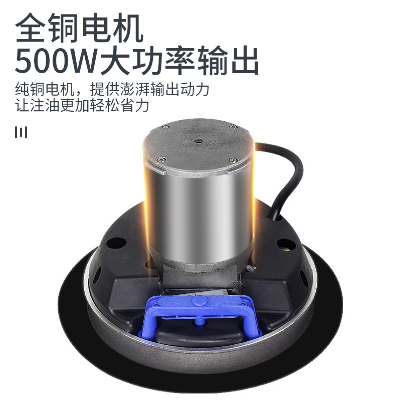 圣拓电动黄油枪全自动高压注油器挖机专用24v电动打黄油机220v