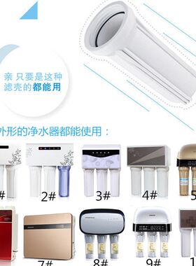 原厂格美滤芯鼎美松浦 希力净水器滤芯家用厨下机10寸通用全套5级