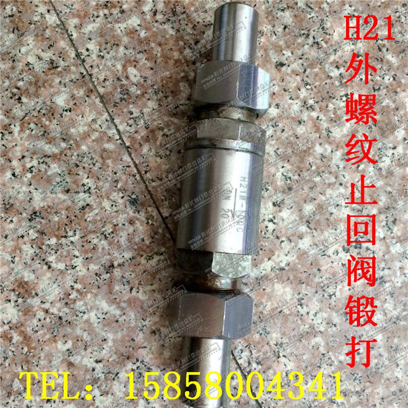H21H/W-16C/25P/64P-DN25/32外螺纹焊接止回阀/不锈钢高压止回阀