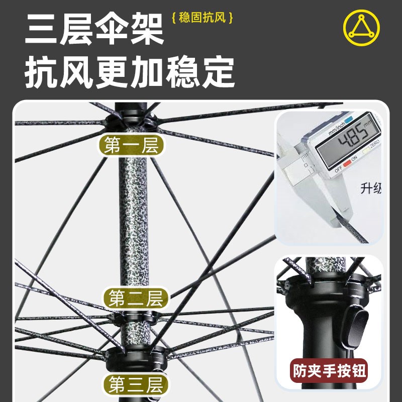 摆摊遮阳伞户外大伞防雨防晒折叠伞太阳伞地摊伞商用加厚加固定制