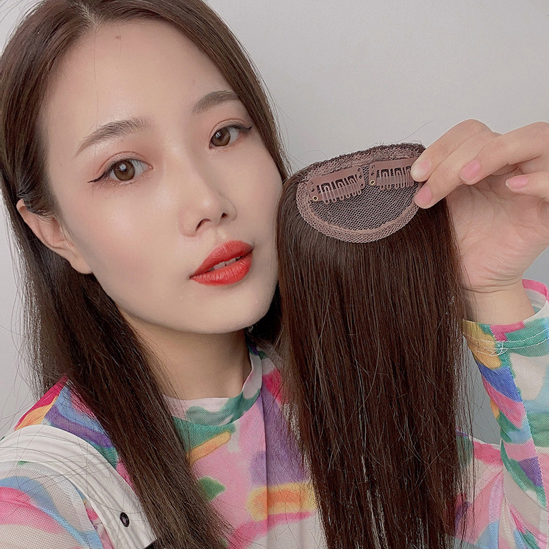 假发片隐形无痕垫发根贴片两侧增厚增发量蓬松头顶补发女逼真自然