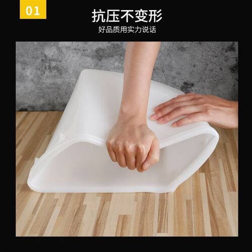 冷饮塑料桶糖水桶奶茶桶方形桶食品桶塑胶冰桶冷藏小白桶加厚