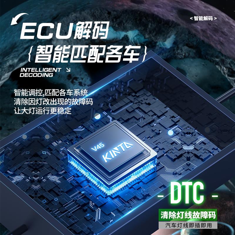 适用于奔腾X40LED前大灯改装专用远近光一体超亮激光透镜汽车灯泡