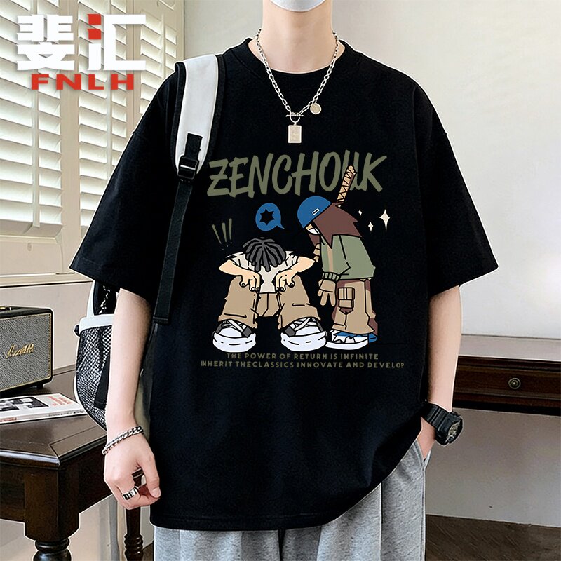 斐汇夏季男士卡通短袖T恤