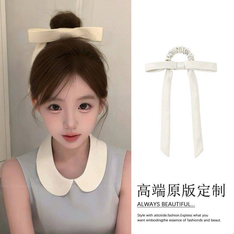 扎头发蝴蝶结飘带皮筋发圈女高级感气质韩系甜美头绳2026新款头饰