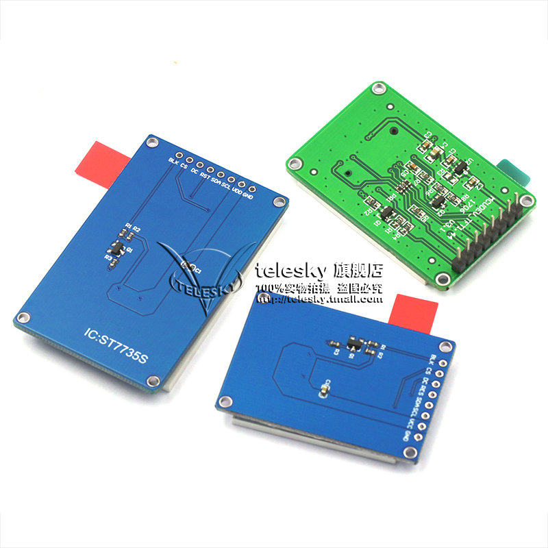 1.44寸TFT全彩屏 SPI串口显示模块彩屏 STM32F103C8T6开发板配套
