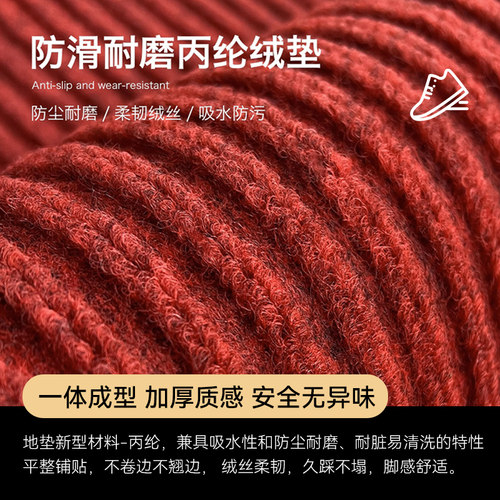入户门地垫玄关地毯家用高级防滑垫可裁剪耐脏免洗进门口厚脚垫