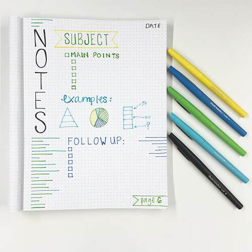 papermate缤乐美赋彩水彩笔学生儿童文具美术绘画涂色专用比百美