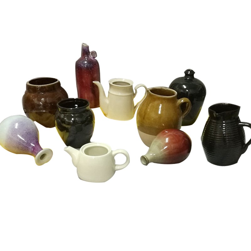 陶罐美术教学用品画材陶瓷器静物粗陶素描写生陶罐10件装快递上门