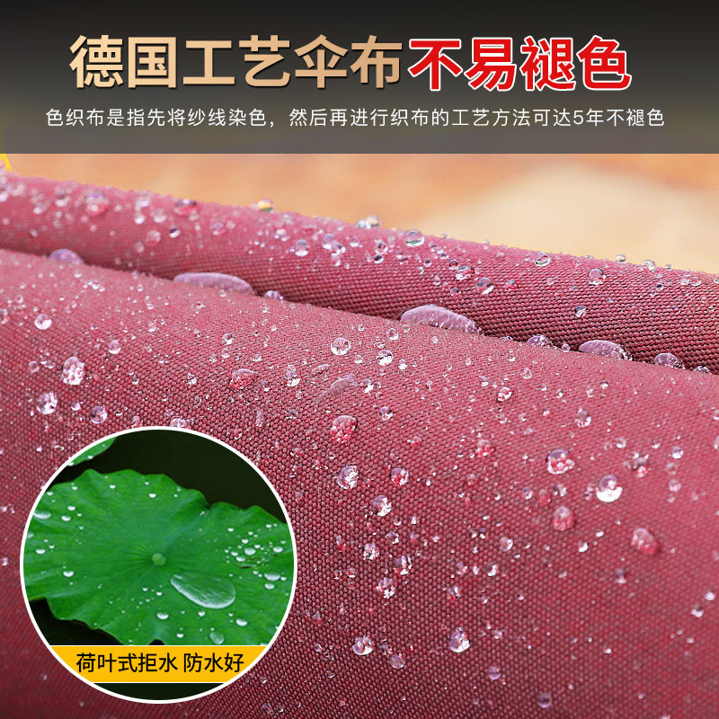 远茂户外中柱伞铝合金室外大太阳伞庭院遮阳伞广告印刷摆摊桌椅伞