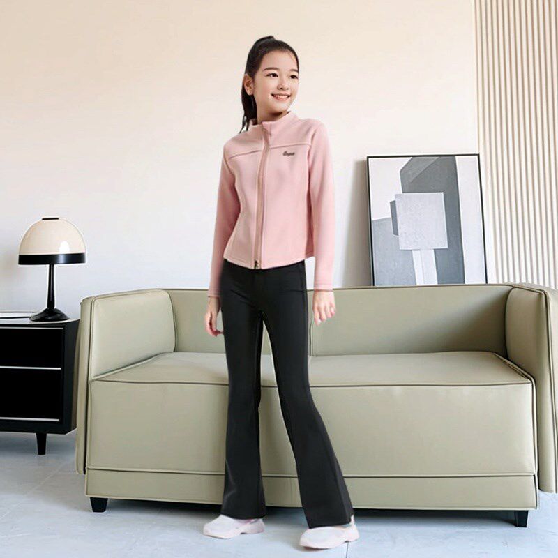 女童短款卫衣外套2025新款春秋洋气超好看女孩修身长袖中大童上衣