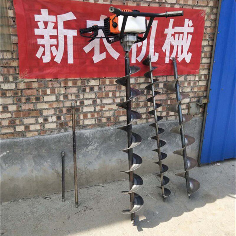 清桩芯掏土机带支架管桩掏泥手动螺旋钻挖孔桩工具
