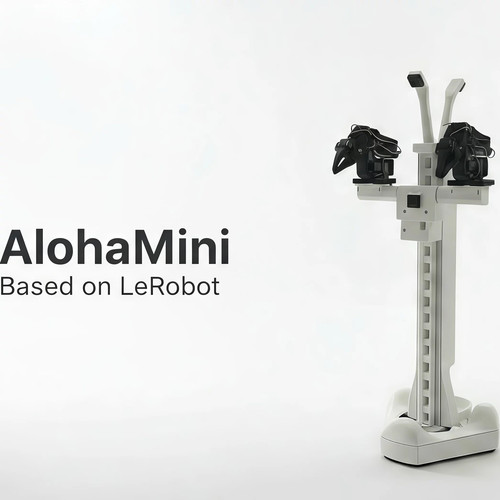 瓴乐AlohaMini居家机器人 可升降 Lerobot兼容 Openclaw智能机器人定制