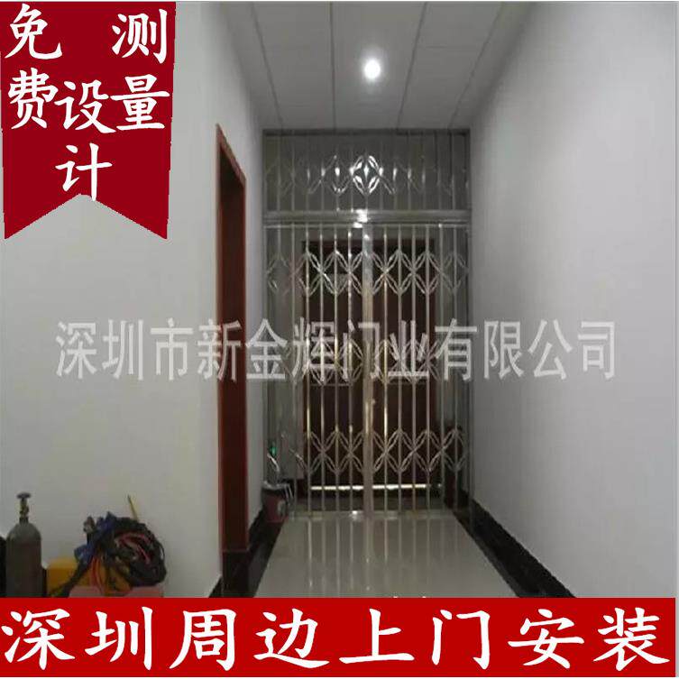 深圳不锈钢拉门不锈钢推拉门镂空推拉门阳台不锈钢门