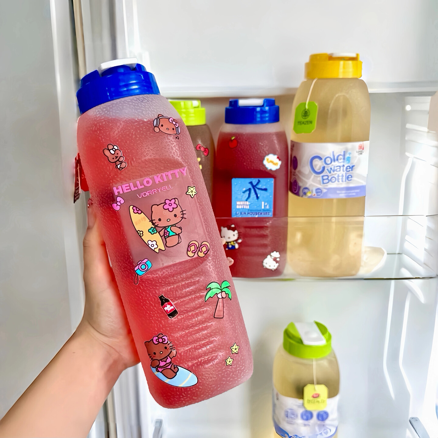 冷萃杯冷水摇摇杯冰箱冷水壶大容量家用食品级夏日便携牛奶水杯子