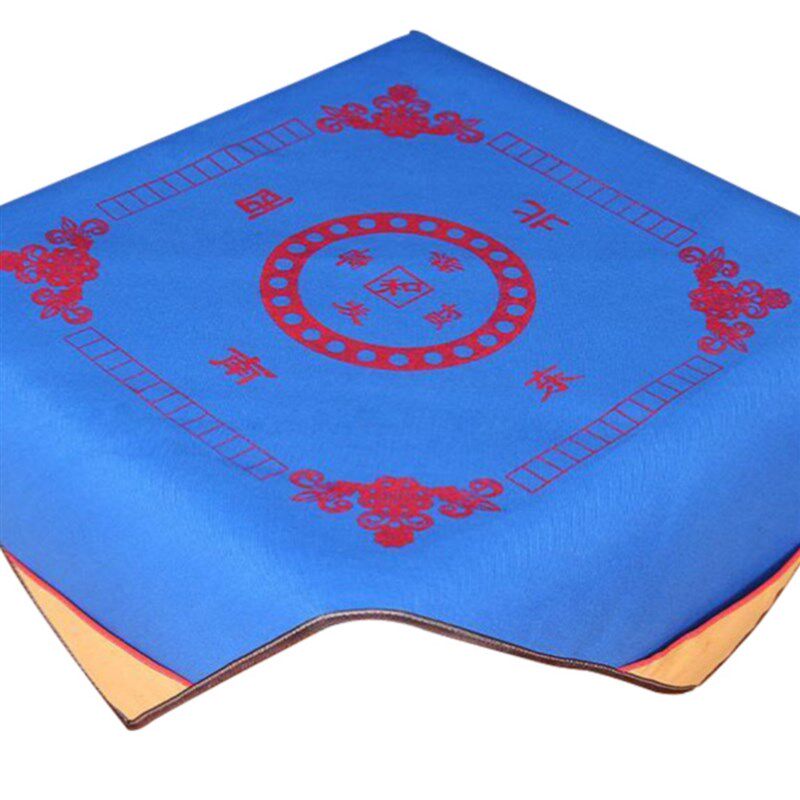 麻将桌布防水消音桌垫加厚手搓棋牌家用加厚静音毯子台面布带兜袋