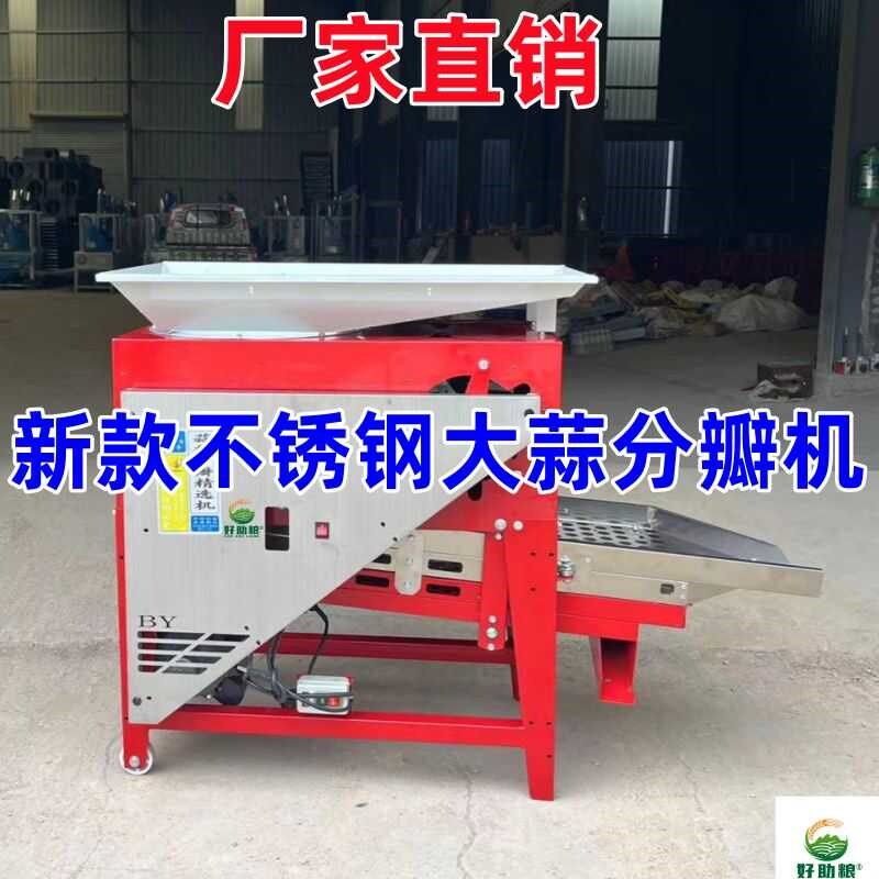 大蒜分瓣振动筛选机排杂小型机家用蒜种精选除杂质一体新款精选机