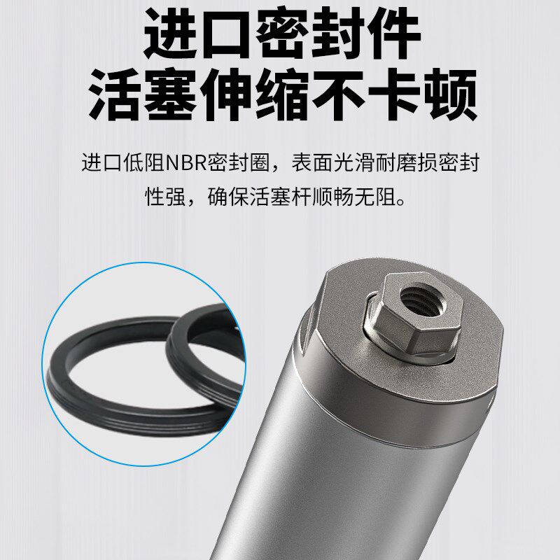 机械手抱具管型气缸NSG-2020气动注塑机配件带缓冲防旋转伸缩夹具