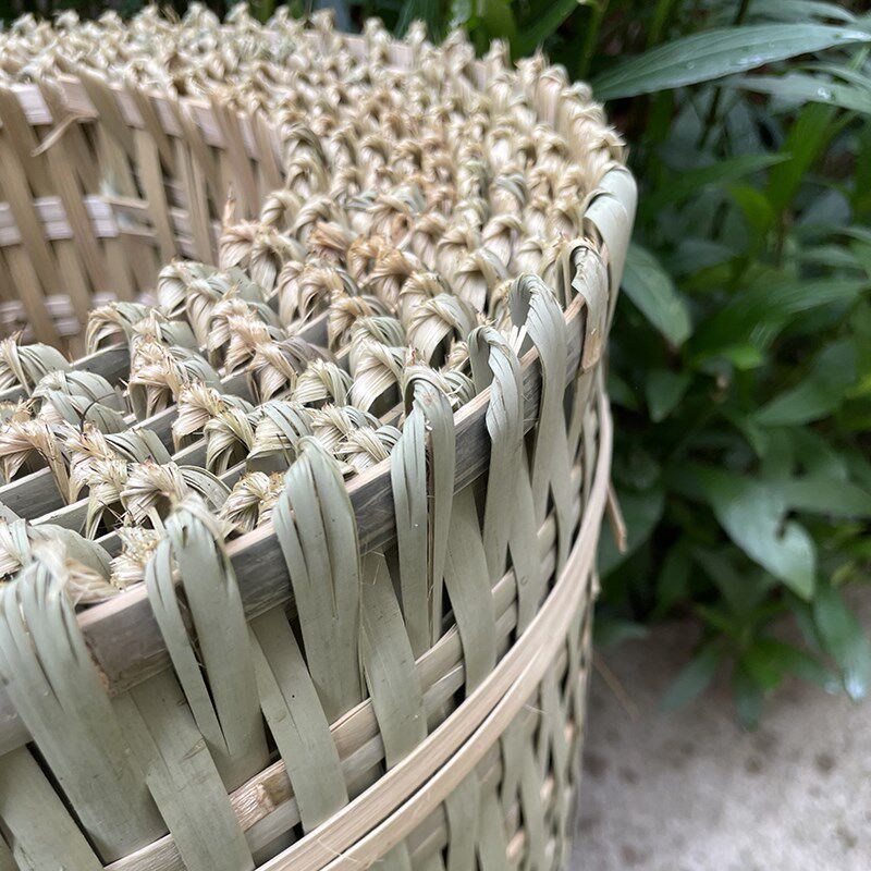 围栏篱笆栅竹编墙网园艺种植达圈养小动物竹青纯手工编织鸡鸭护栏