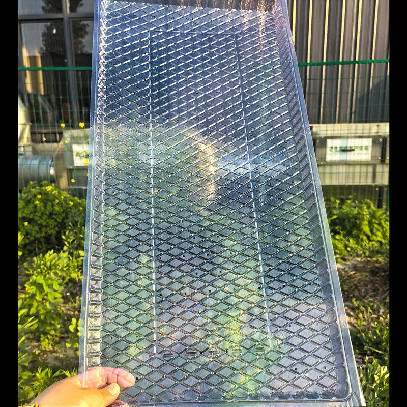 水稻育秧盘育苗盘7寸9寸连体盘机插秧盘抛秧盘厂家直销加厚软盘