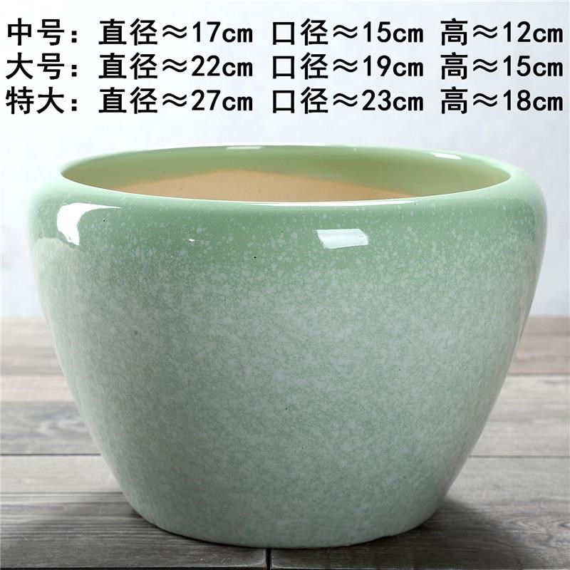 新款陶瓷花盆特大号北欧风格创意室内外发财树绿萝盆栽花盆清仓