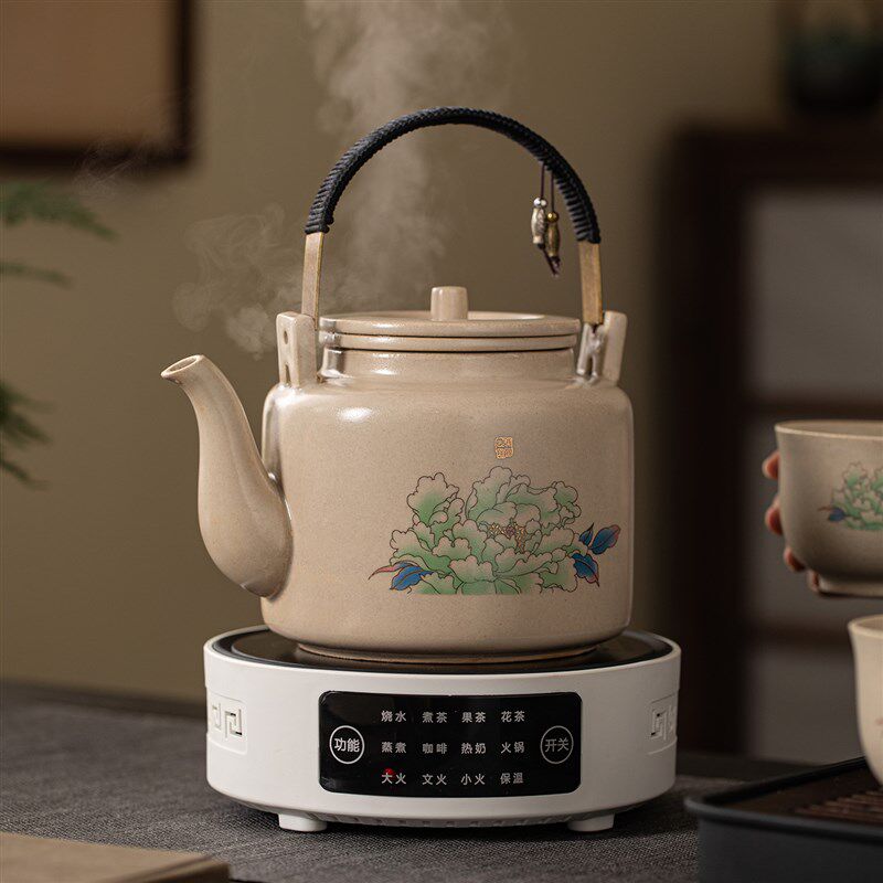 陶瓷养生炉电陶炉煮茶壶家用单号壶多功能加热烧水壶花茶煮茶器