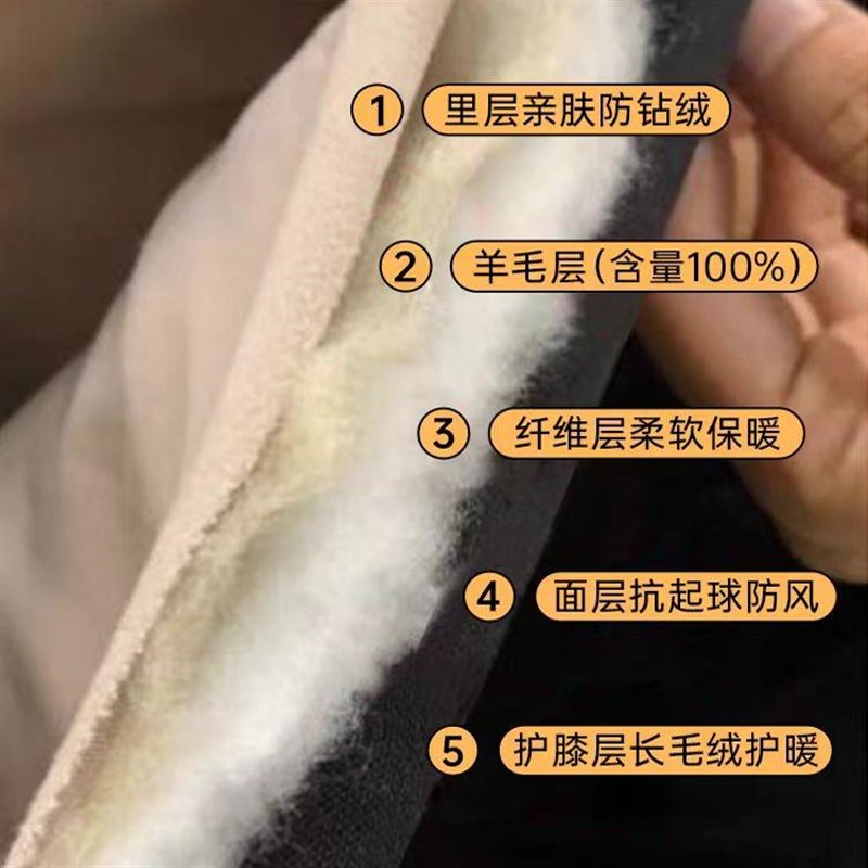 东北羊毛棉裤男冬季加绒加厚保暖裤加肥加大护膝护腰大码打底裤