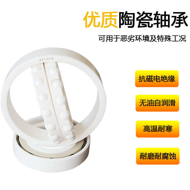 哈尔滨氧化锆陶瓷调心球轴承1200 1201 1202 1203 1204 1205E 2RS