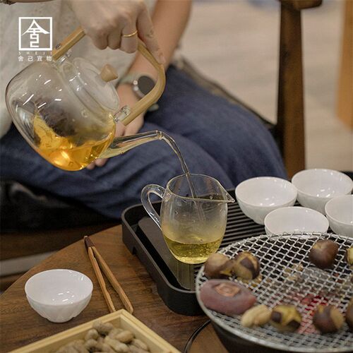 围炉煮茶壶罐罐茶煮茶器套装家用室内烤茶罐烤火炉煮奶罐茶具套组