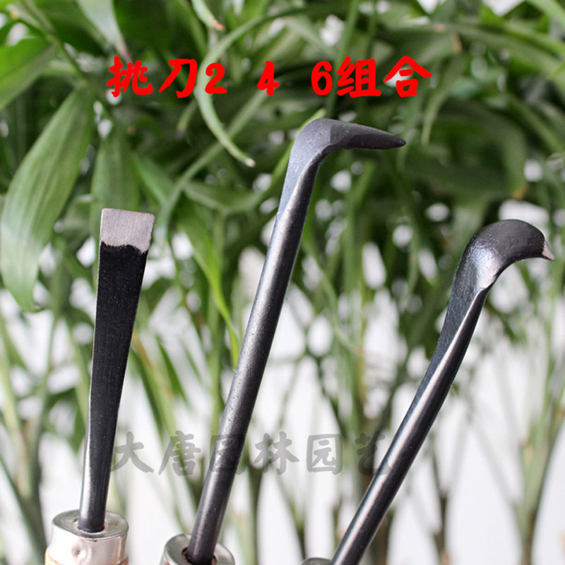 盆景制作雕刻刀凿子挑刀拉丝刀舍利干流水线神枝园艺工具套装包邮