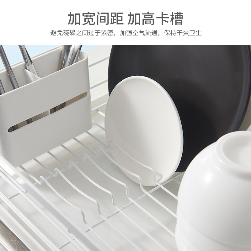 日式碗架沥水架不锈钢厨房置物架放碗筷收纳多功能碗碟碗盘沥水篮