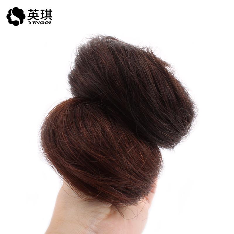 英琪假发女半丸子头发包汉服古风花苞头直发圈蓬松真发盘发器发髻