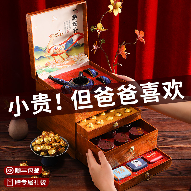 新年礼物送爸爸长辈实用的高档年会礼品送客户见家长礼盒2024春节