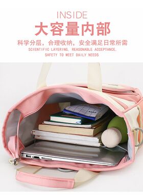 小学生补习手提袋儿童补课包校园作业小书包课外美术袋收纳袋定制