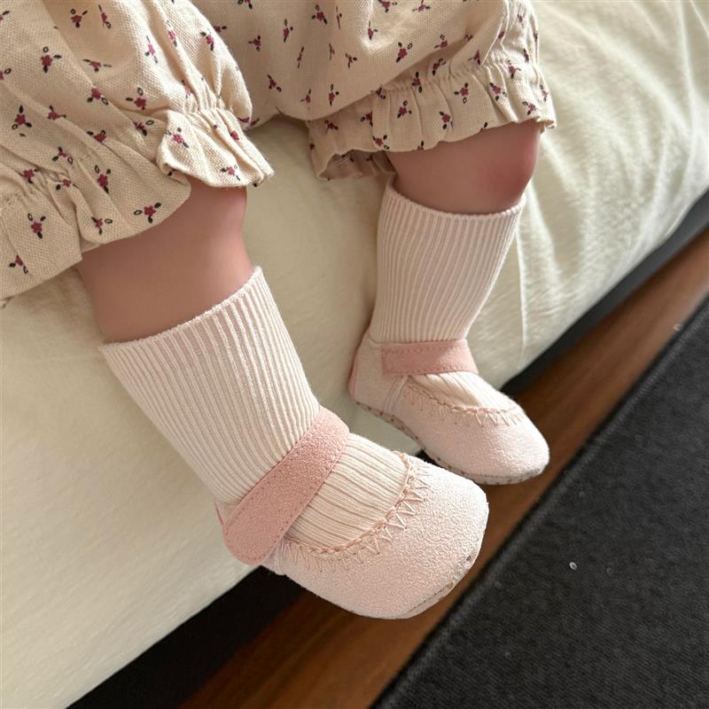 儿童袜子婴儿鞋袜防滑袜宝宝地板袜小月龄学步袜室内软底鞋秋新款
