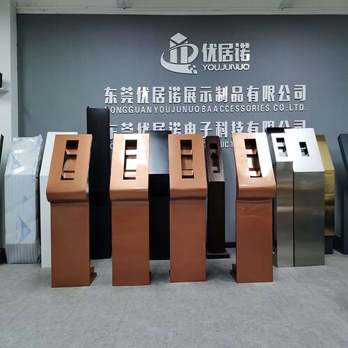 人脸识别门禁机底座 小区门口机立柱支架 定制楼宇对讲立柱