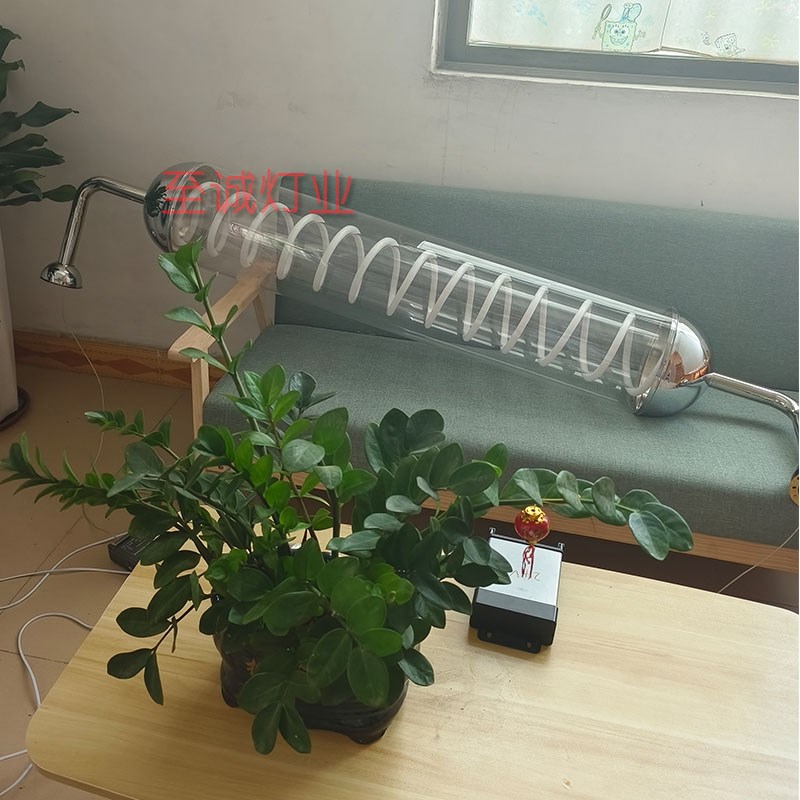螺旋弹簧灯管彩色室外游乐场空间艺术氛围装饰亚克力发光圆柱灯箱