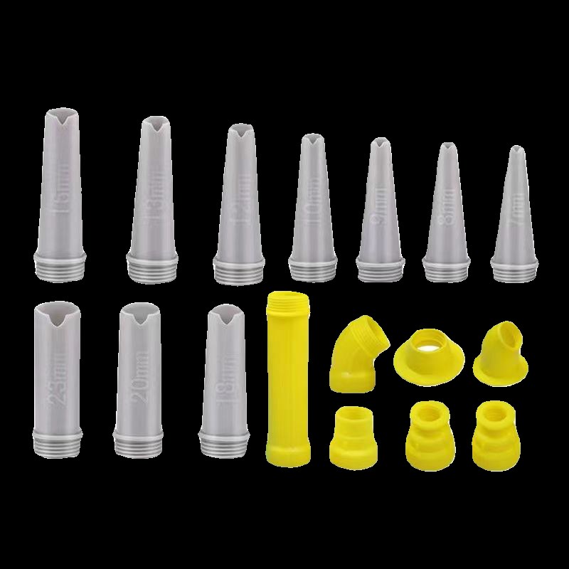 塑料玻璃胶嘴打胶神器V型口不粘胶枪嘴头结构胶胶咀厨卫门窗专用图片