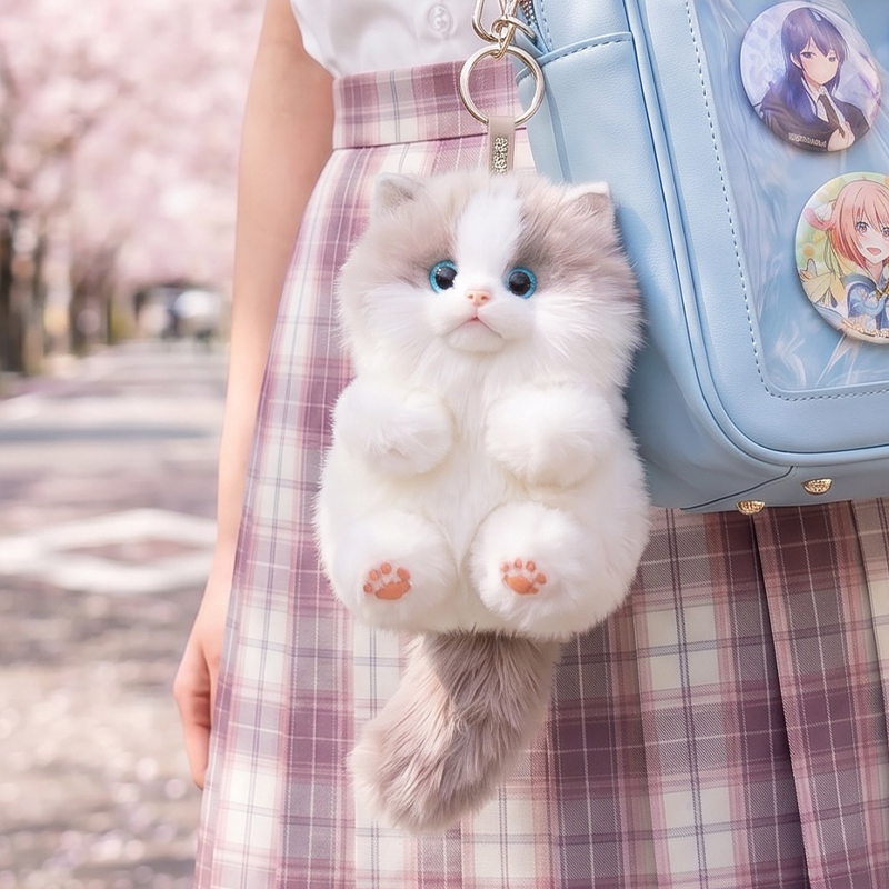 小猫咪挂件精美礼盒包装发货