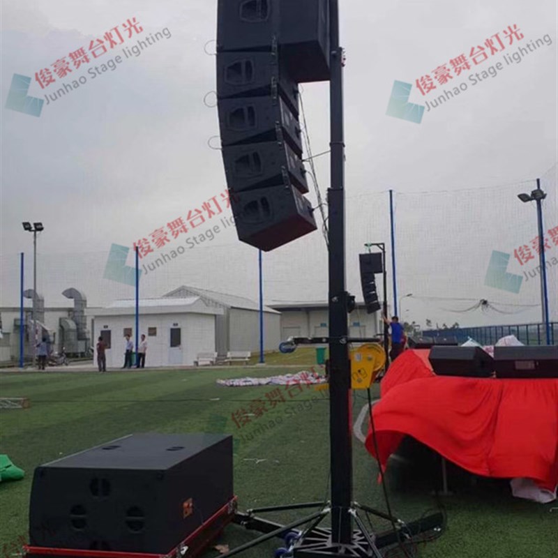 超重型手摇音响架舞台婚庆演出T架流动手摇架帕灯光束灯手摇支架