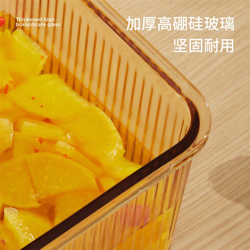 玻璃泡菜坛子家用咸酸菜密封罐厨房专用保鲜盒腌制容器加厚储物盒