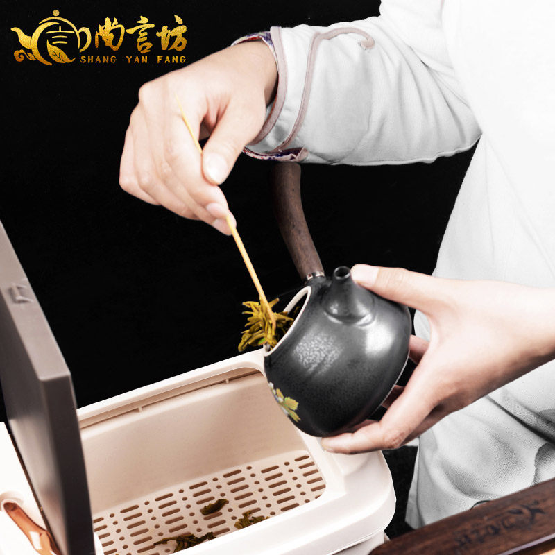 尚言坊 功夫茶具配件茶道零配茶盘塑料茶水桶废水桶 茶桶茶渣桶