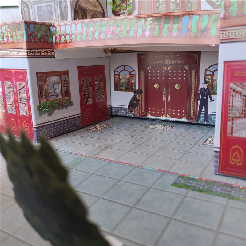 祭品纸屋纸屋成品新大院超大祖先家电清明扫墓