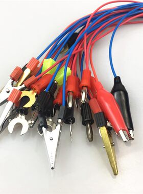 初中物理电学实验用导线全铜学生小灯泡电路连接实验室细导线U型