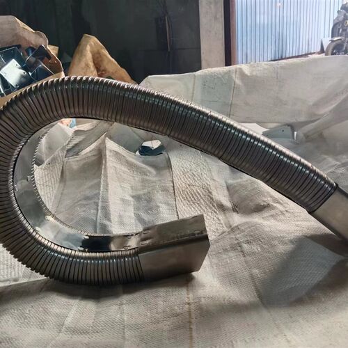 JR-2不锈钢矩形金属软管 数控机床电缆防护套管线缆方形钢制拖链
